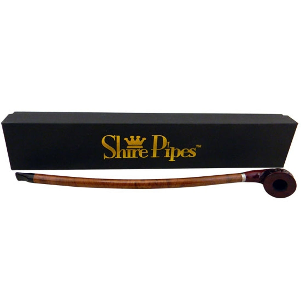 15" Curved Stem Rosewood Shire Pipe