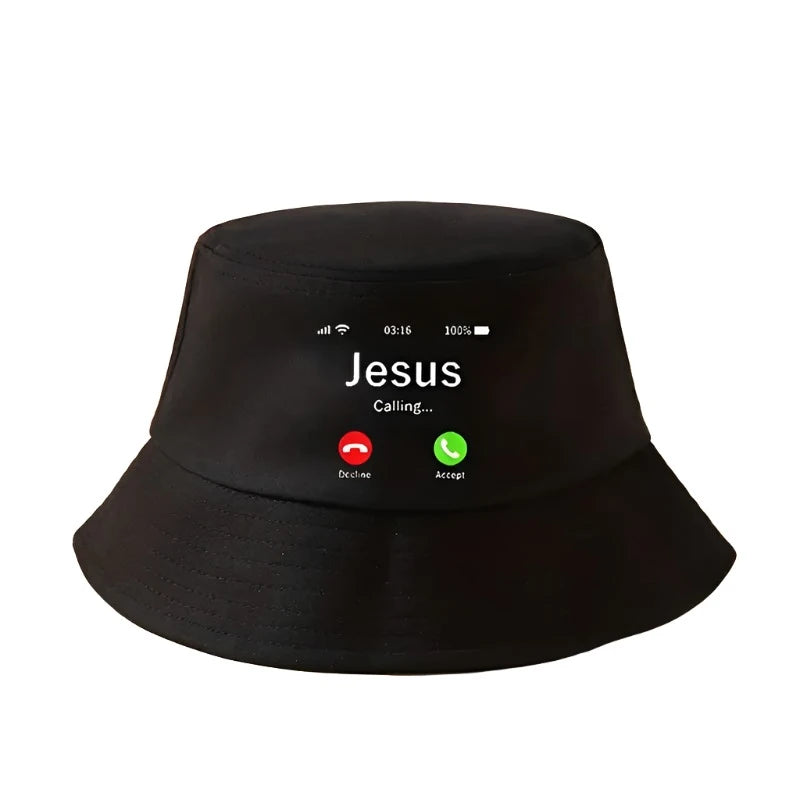 Jesus Is Calling Bucket Hat