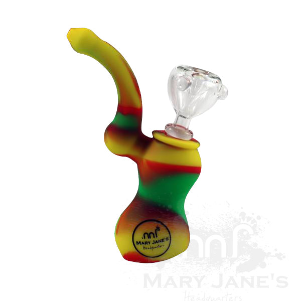 Mary Janes Branded Silicone Bubbler w/ 10mm GOG Bowl