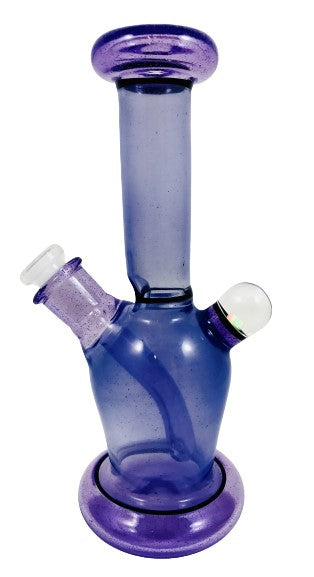 THC Glassworks Full Colour Mini Tube Dab Rigs - Purple