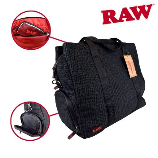 Raw Rawk N Tote Triple bag-within-a-bag configuration