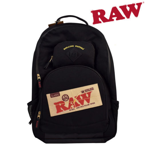 Raw Backpack/Bakepack black front
