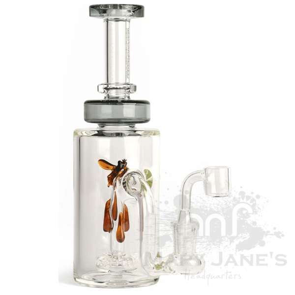 Red Eye Glass 8.5" Apiary Concentrate Dab Rig W/Hornet & UFO Perc-Smoke