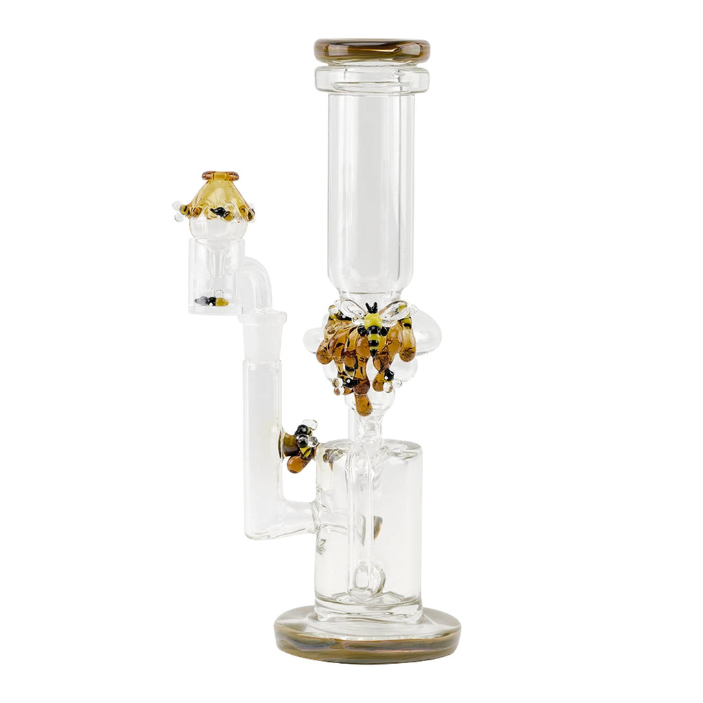 Empire Glassworks Save the Bees Recycler Dab Rig