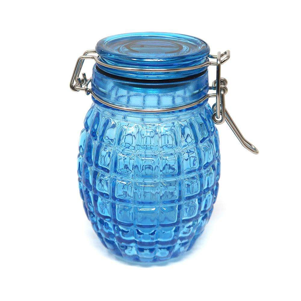 Glass Grenade Storage Jar