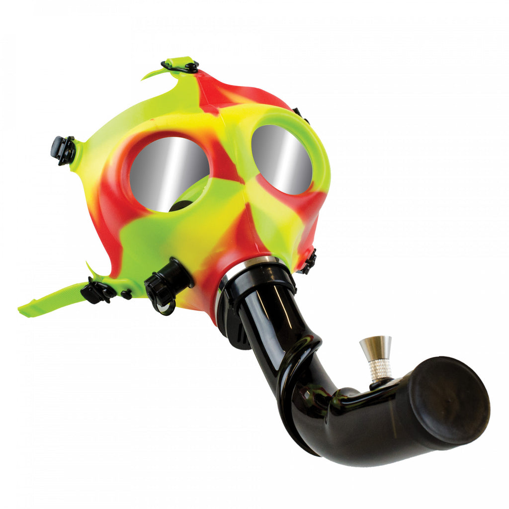 Gas Mask w/ Acrylic Steam Roller rasta
