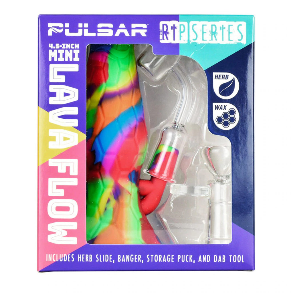 Pulsar RIP Series 4.5" Mini Silicone Lava Flow Dab Rigs