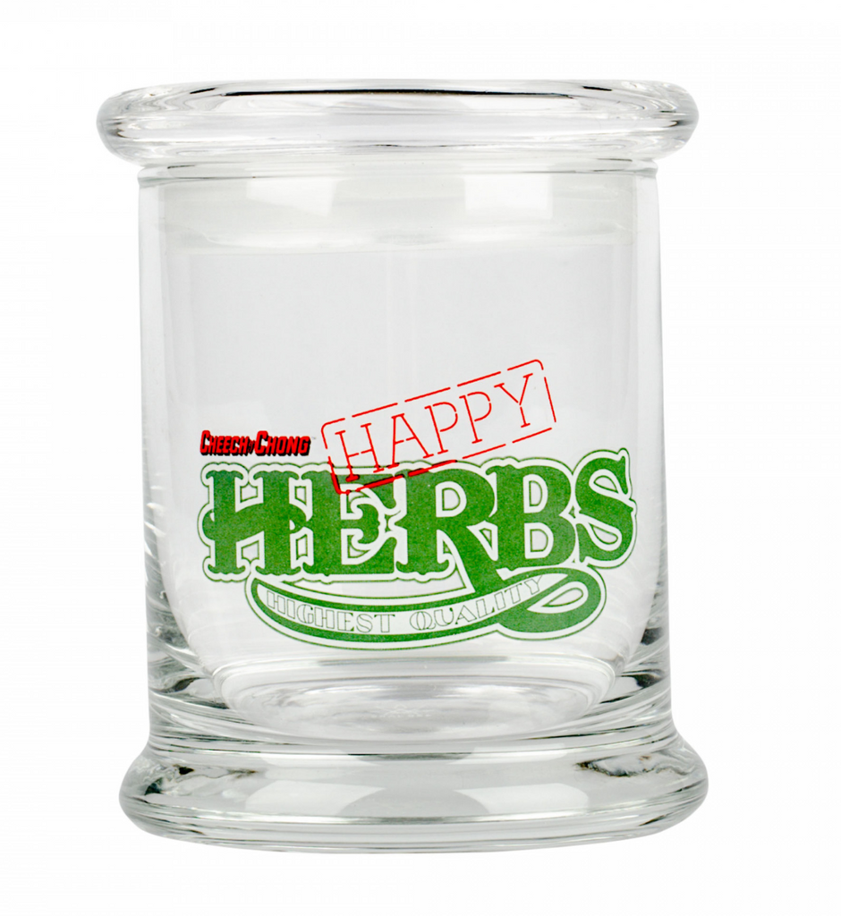 Cheech And Chong Happy Herbs Pop Top Jar