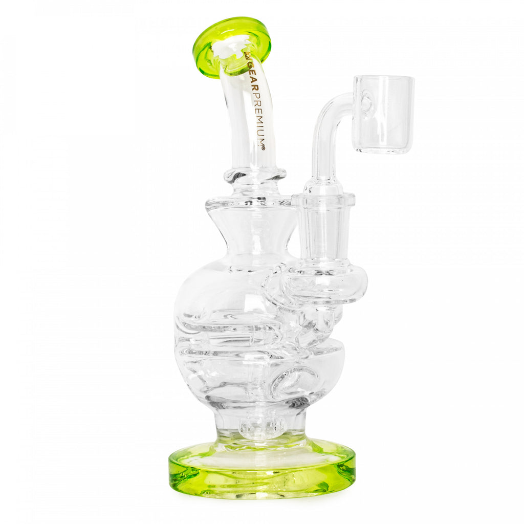 6.5" Spawn Fab Egg Concentrate Dab Rig - Lime Green