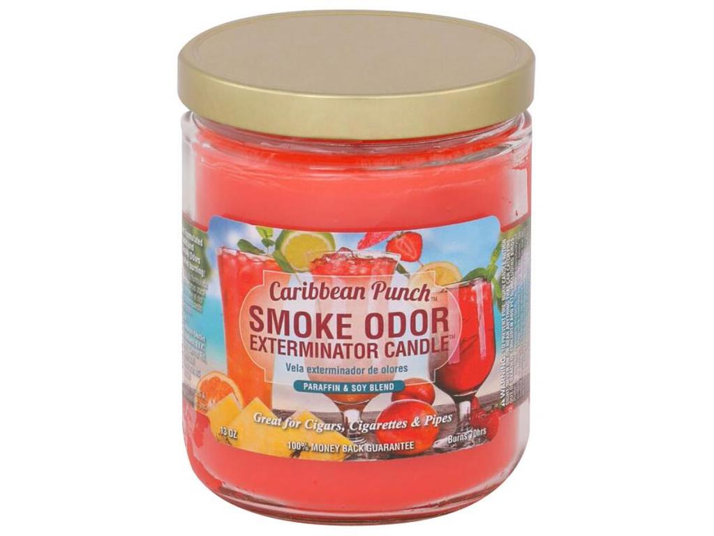 smoke odor candles - caribbean punch