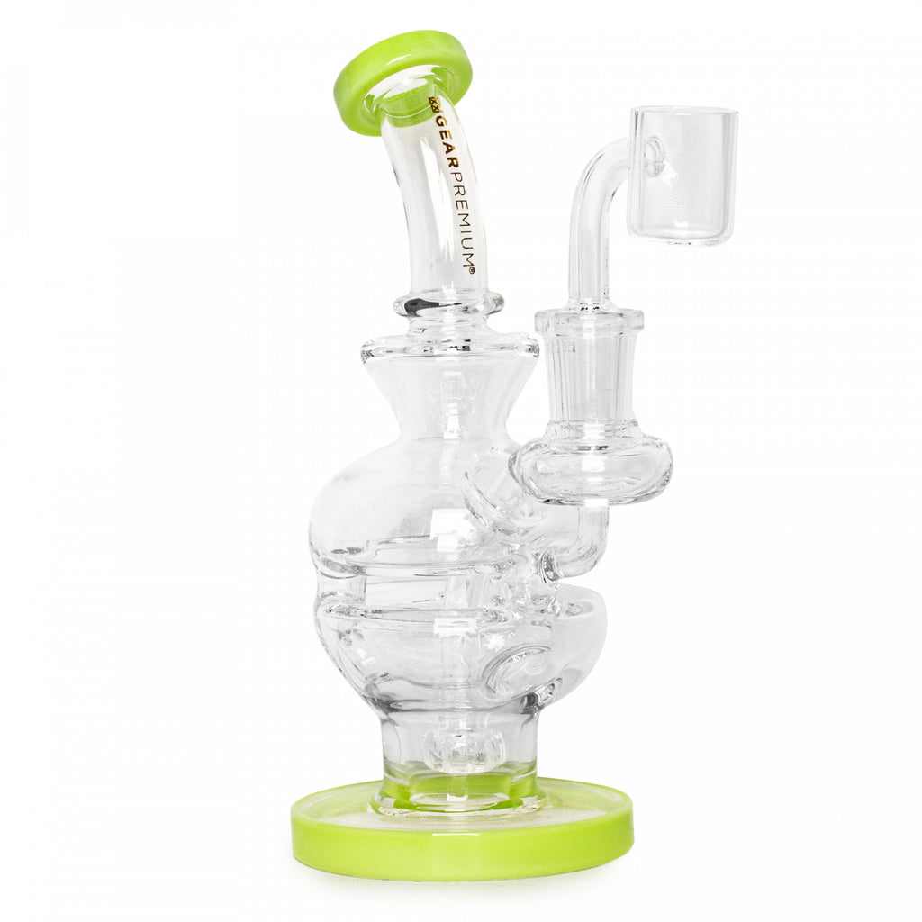 6.5" Spawn Fab Egg Concentrate Dab Rig -Green Slyme