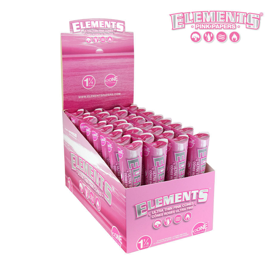 Elements Pink Pre-Rolled Cones 6pk