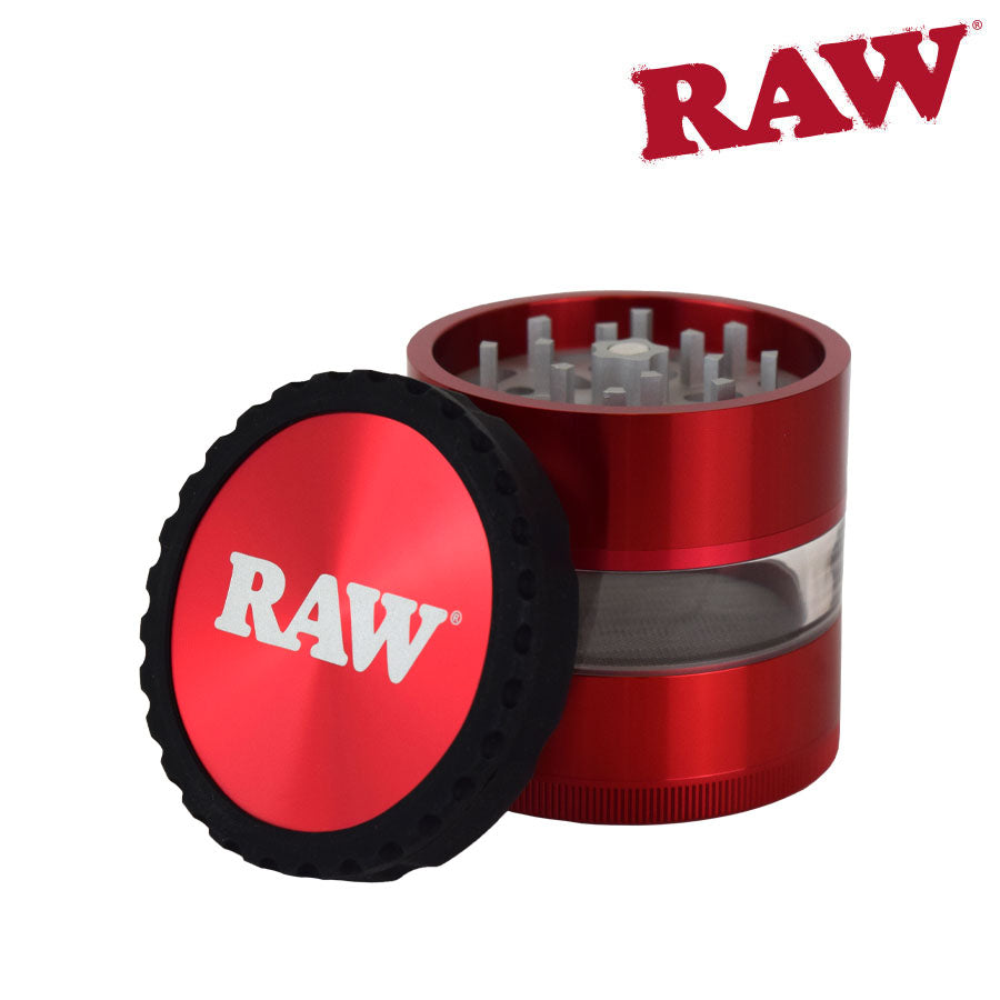 Raw 4pc Life Grinder w/ Clear Body