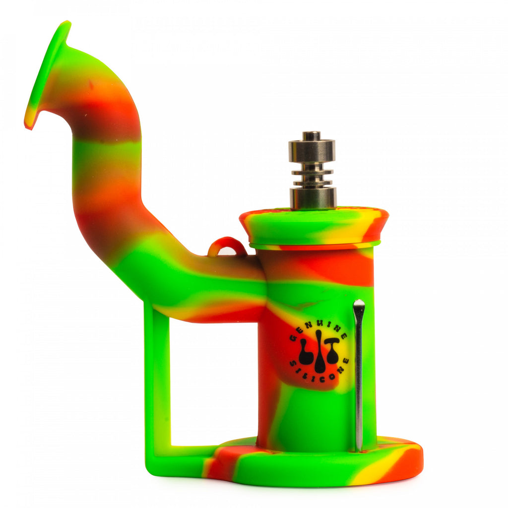 6" Genhine Silicone Concentrate Bubbler