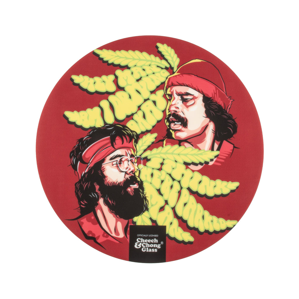 Cheech & Chong Parked Dab Mat 7.8"