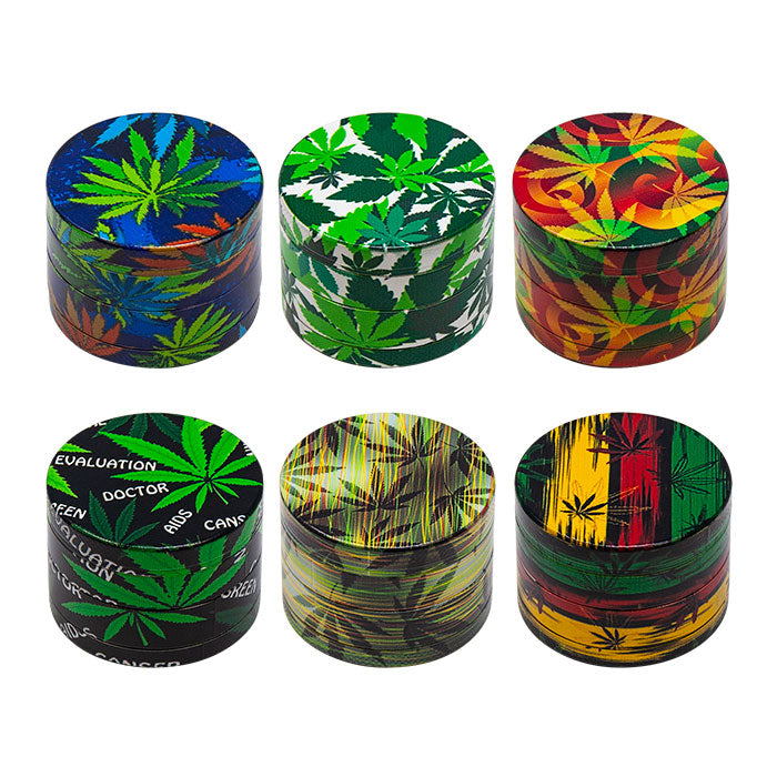 Rasta Leaf 4pc Grinder