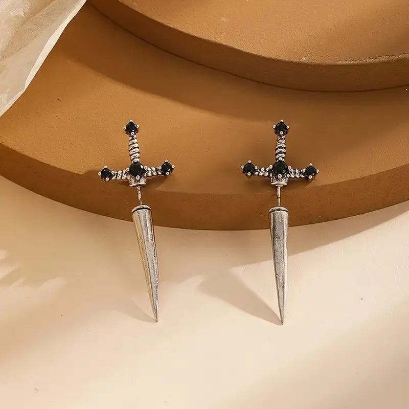 Vintage Sword Style Earrings
