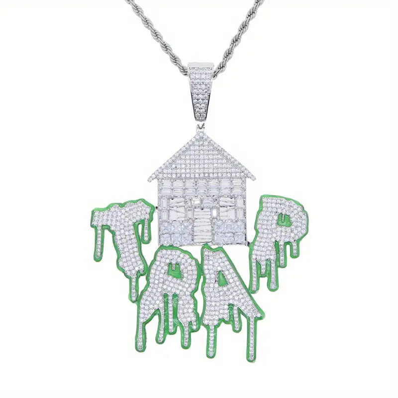 Hip Hop Style Pendants W/ Necklace