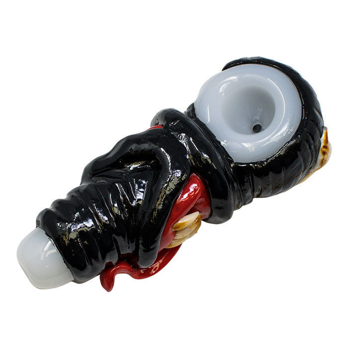 Monster Head 5" Glass Pipe