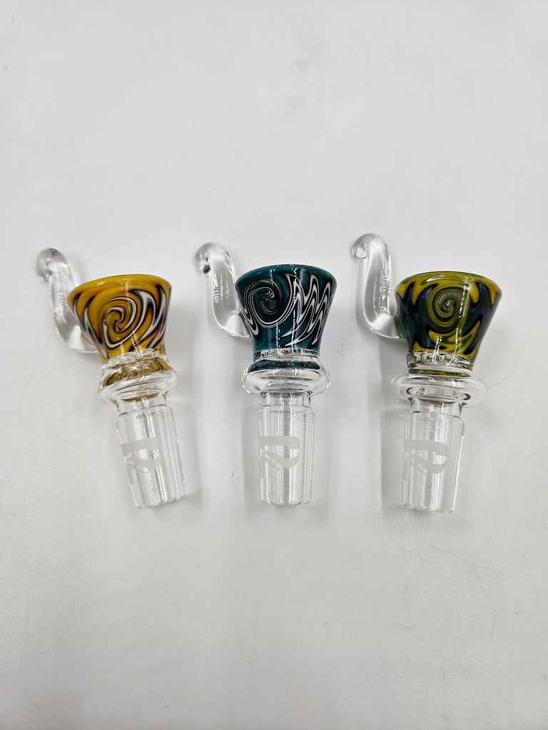 Pulsar Worked 14mm Glass Bowl - Assorted