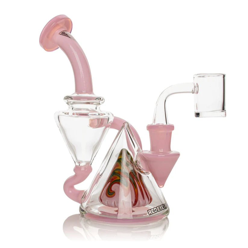 Red Eye Glass 7" Montage Recycler