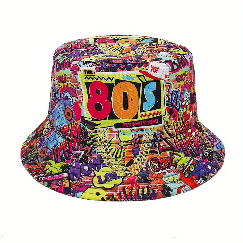 Retro Hip Hop Bucket Hats