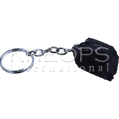 Rough Point Crystal Keychain