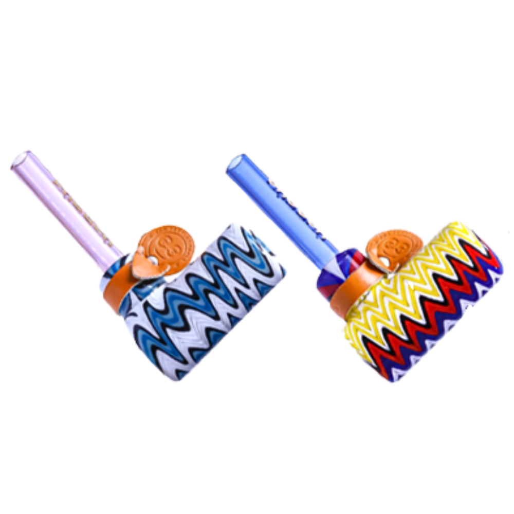 Cheech 5" Skinny Wigwag Pipe