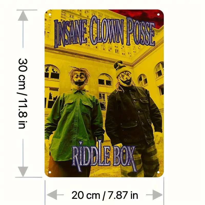 ICP Metal Riddle Box Sign