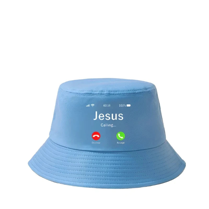 Jesus Is Calling Bucket Hat