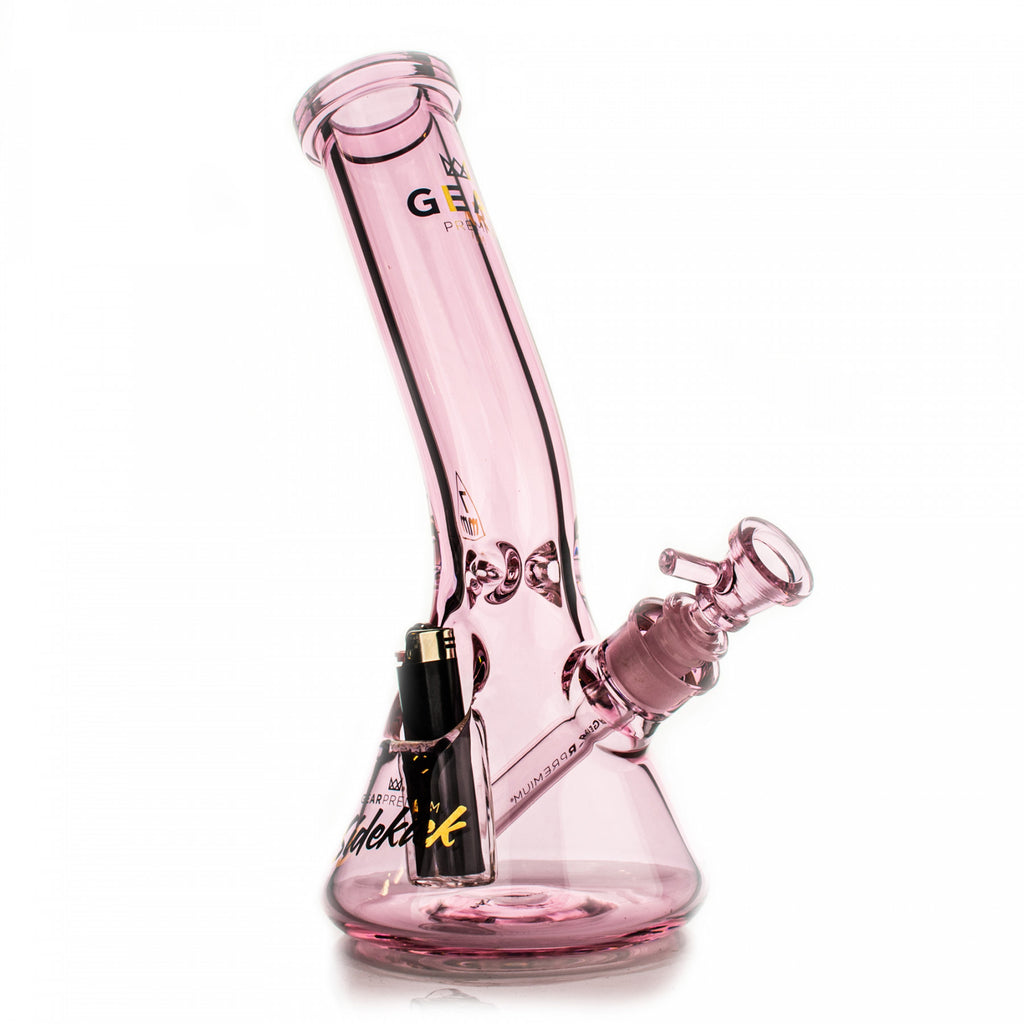 GEAR Premium Sidekick 12" Laid Back Beaker Bong W/ Lighter Holster