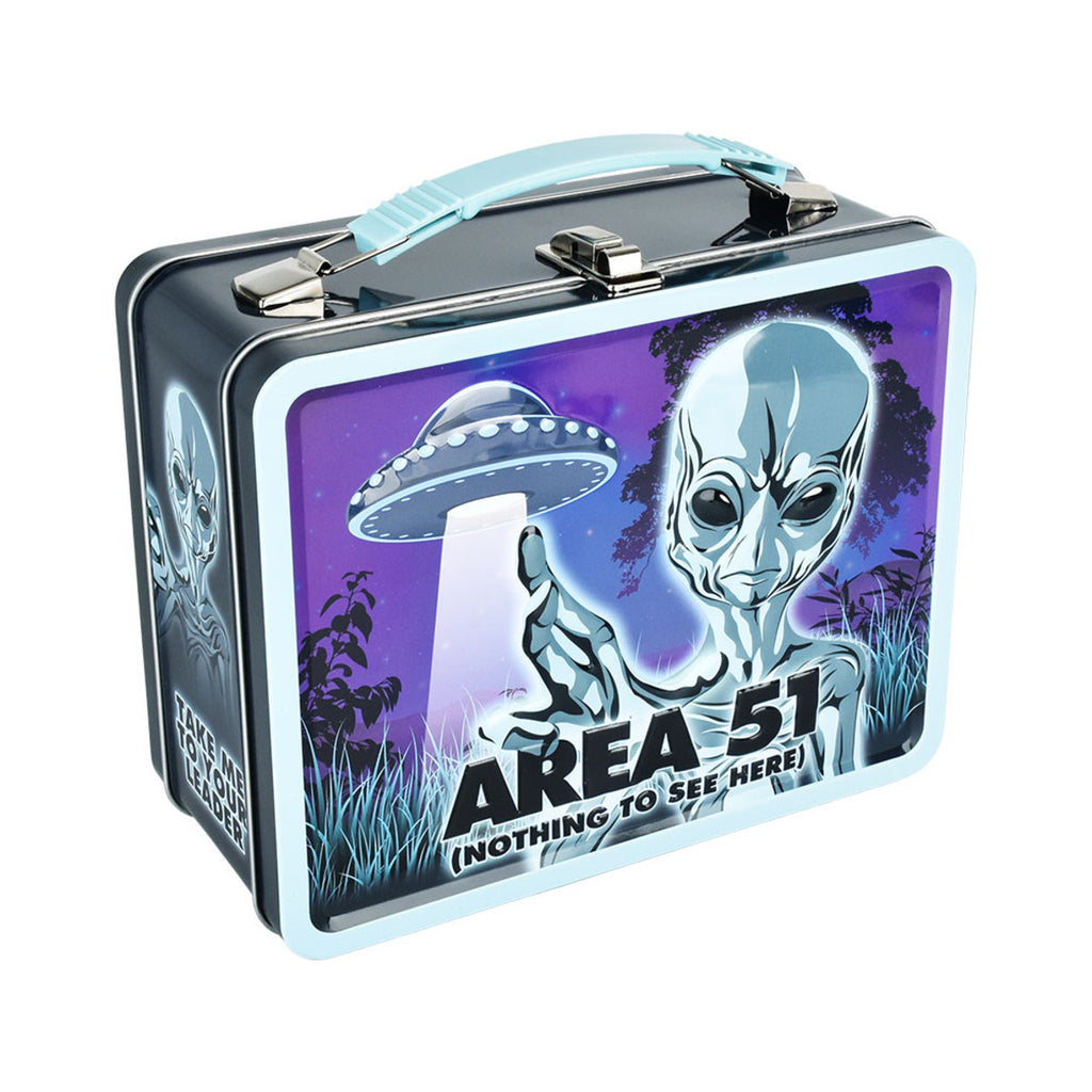 Area 51 Metal Lunch Box | 8.5" x 6.75"