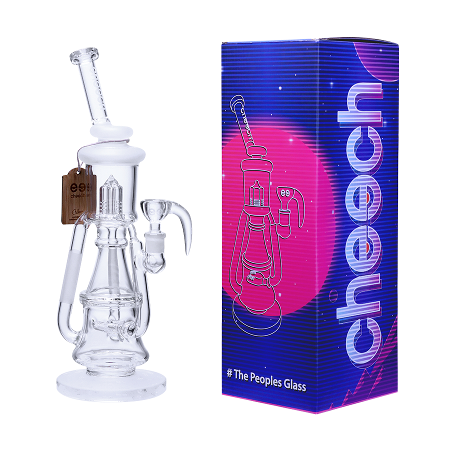 Cheech Glass 14.5" Sandblast Tree Perc Recycler