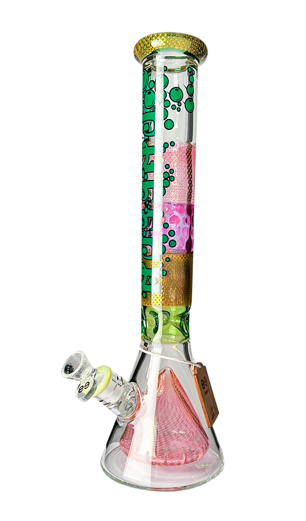 Cheech Glass 17' Multi Coloured Beaker In Beaker