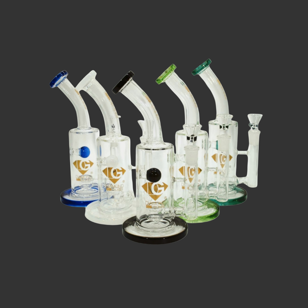 Diamond Glass Accented 8" Puck Perc