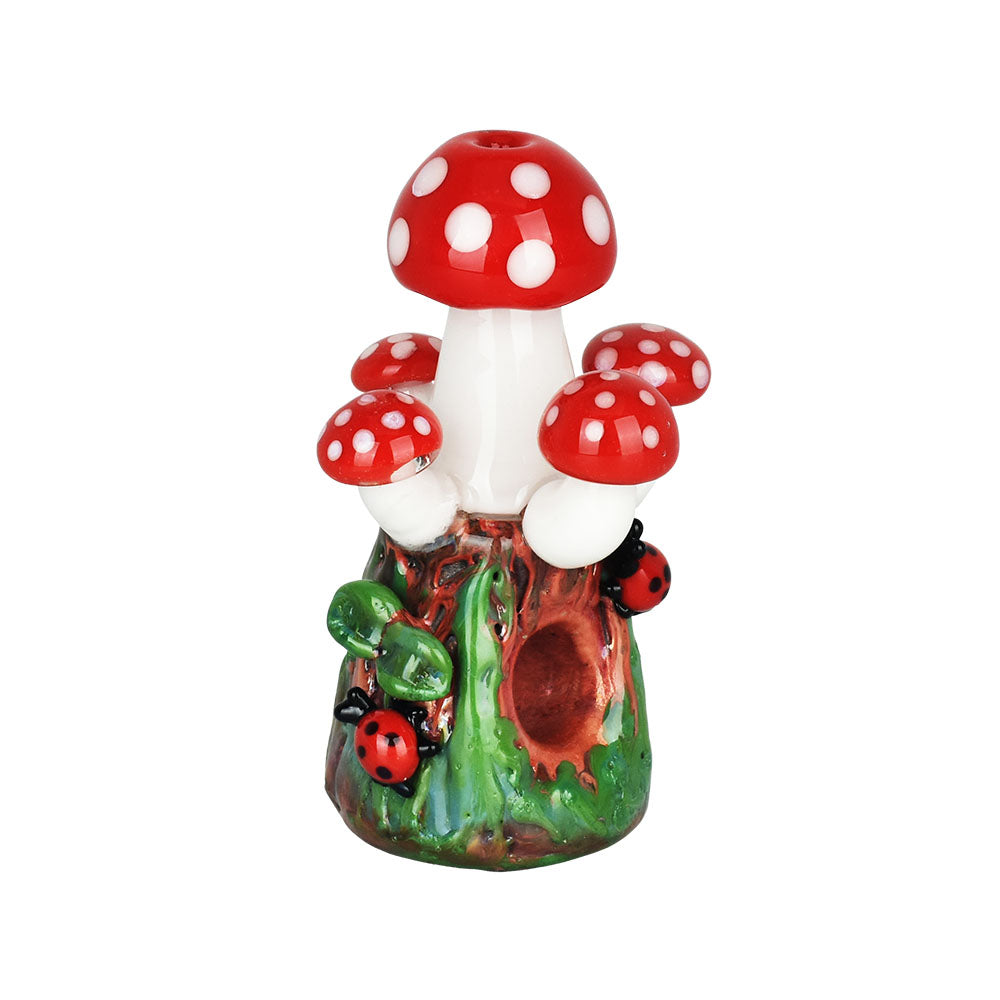 Empire 3.75" Long Glassworks Mushrooms Hand Pipe