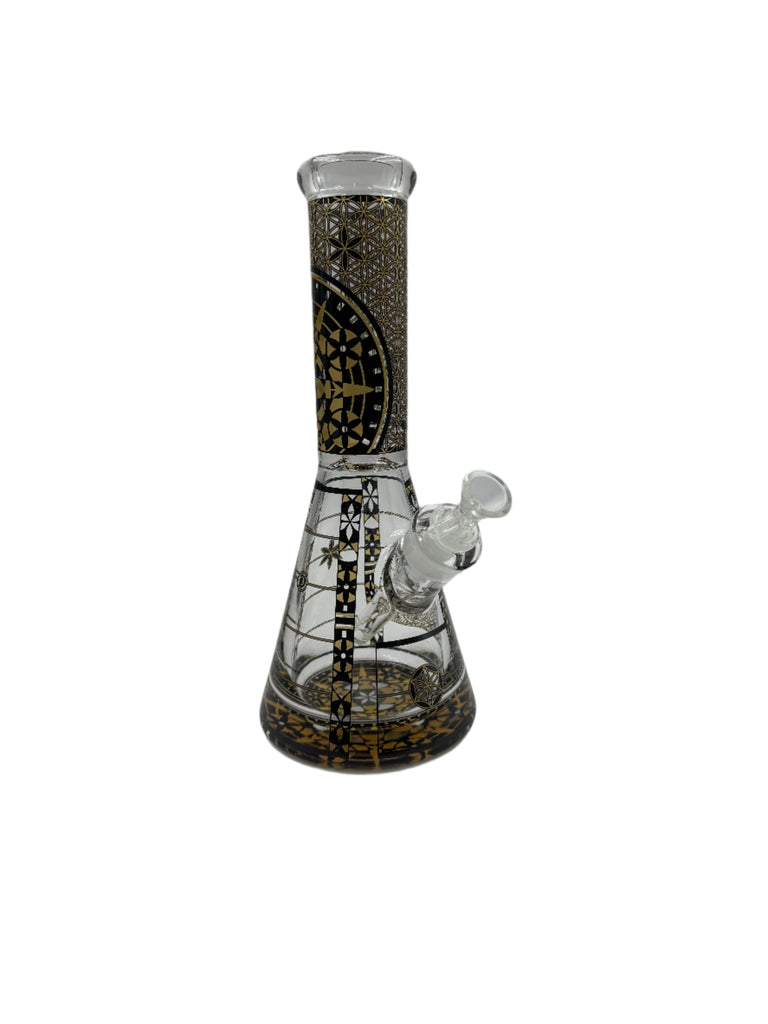 MilkyWay Glass Wormhole Series Seed Matrix Beaker Bong