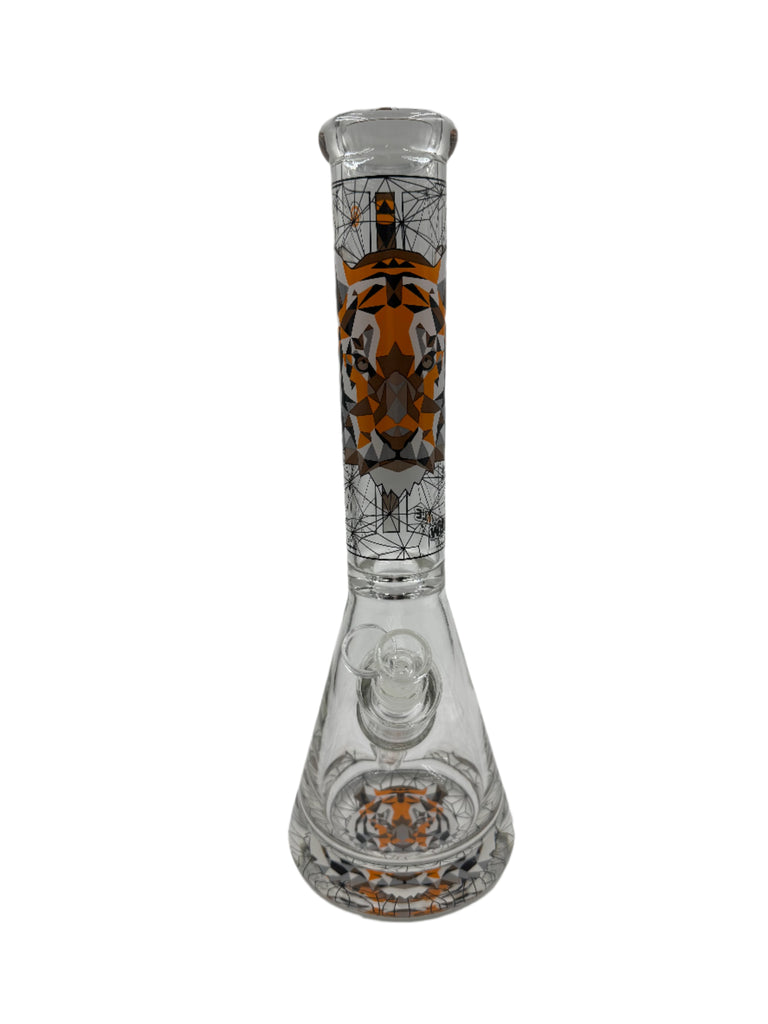 MilkyWay Glass Wormhole Series Animal Polygon 15" Beaker Bong