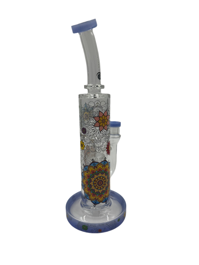 MilkyWay Glass Wormhole Series Mandala Mindmeld 12" Water Pipe