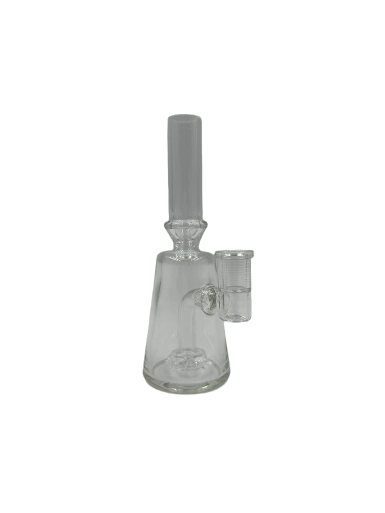 MilkyWay Glass 7" Clear Showerhead Dab Rig