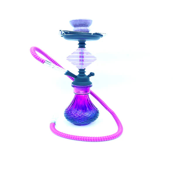 Medusa Glass 12" Stained Glass Hookah