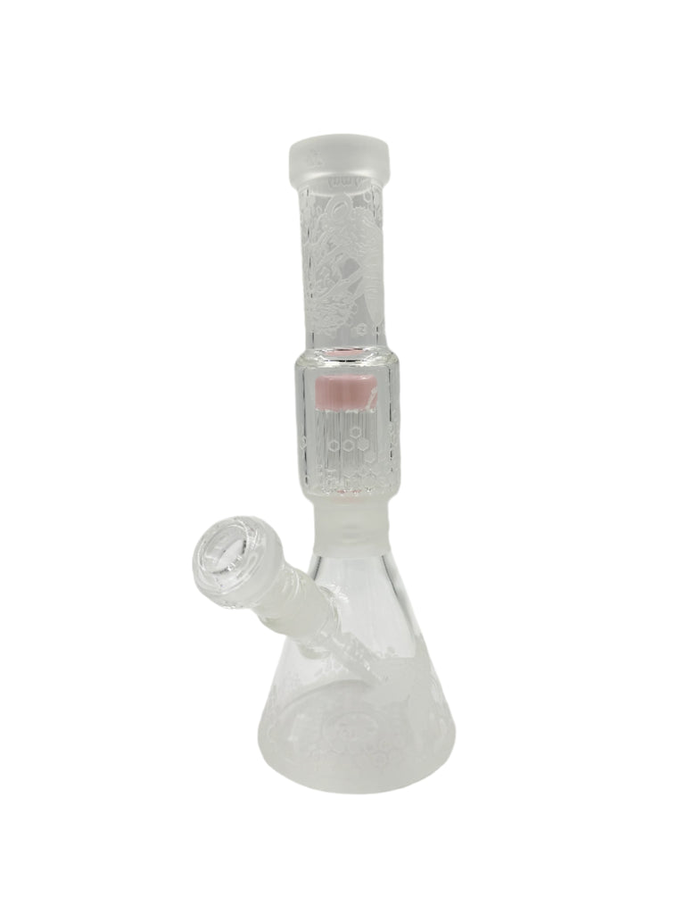 MilkyWay Glass Hive Colony 11" Beaker Bong w Tree Perc