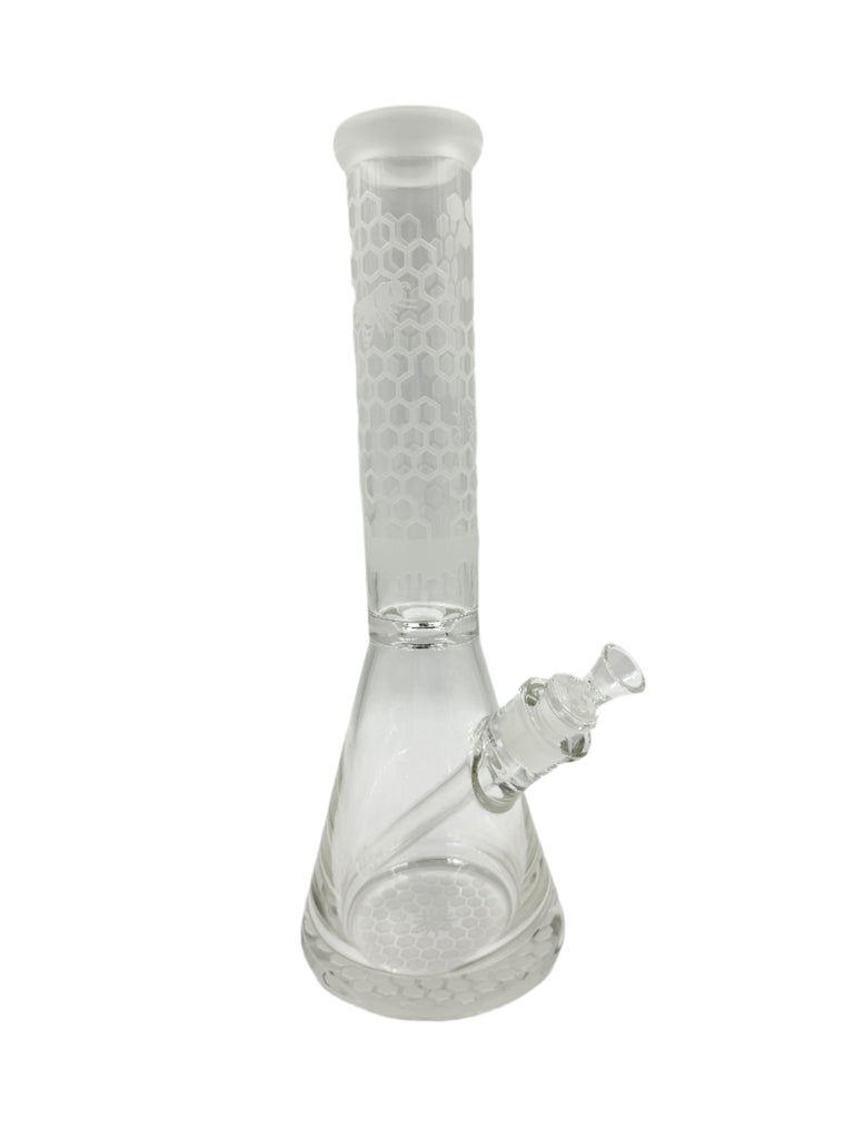 MilkyWay Glass Bee Hive 14" Beaker Bong