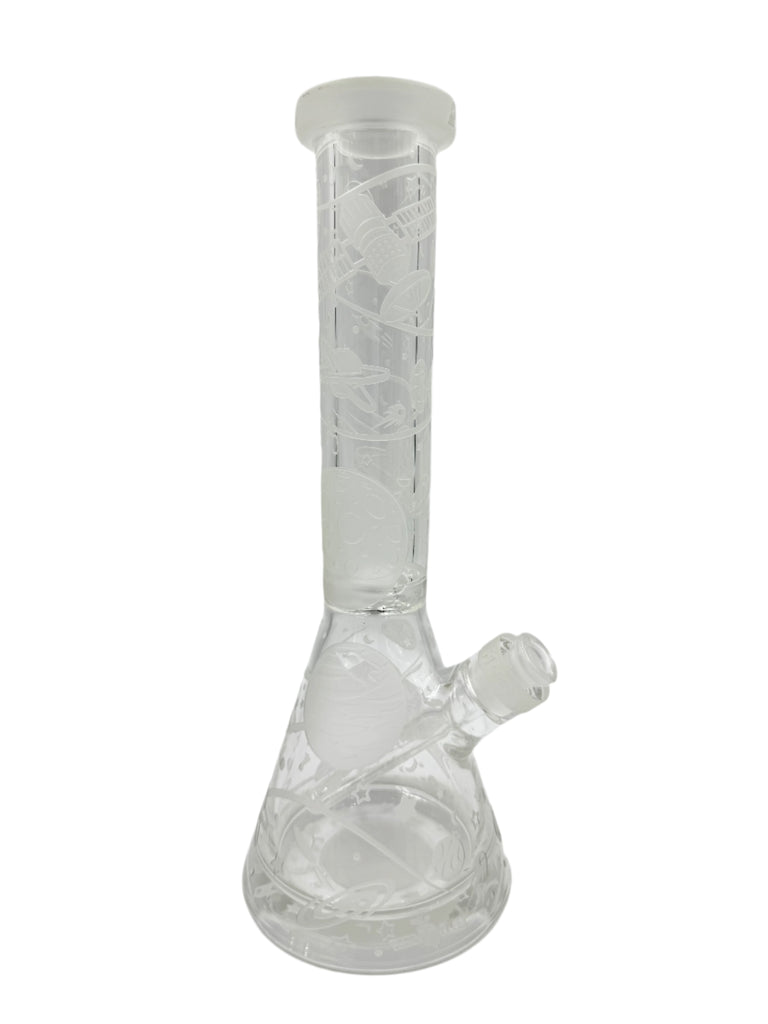 MilkyWay Glass Space Odyssey: 3022 A.D. 14" Beaker Bong