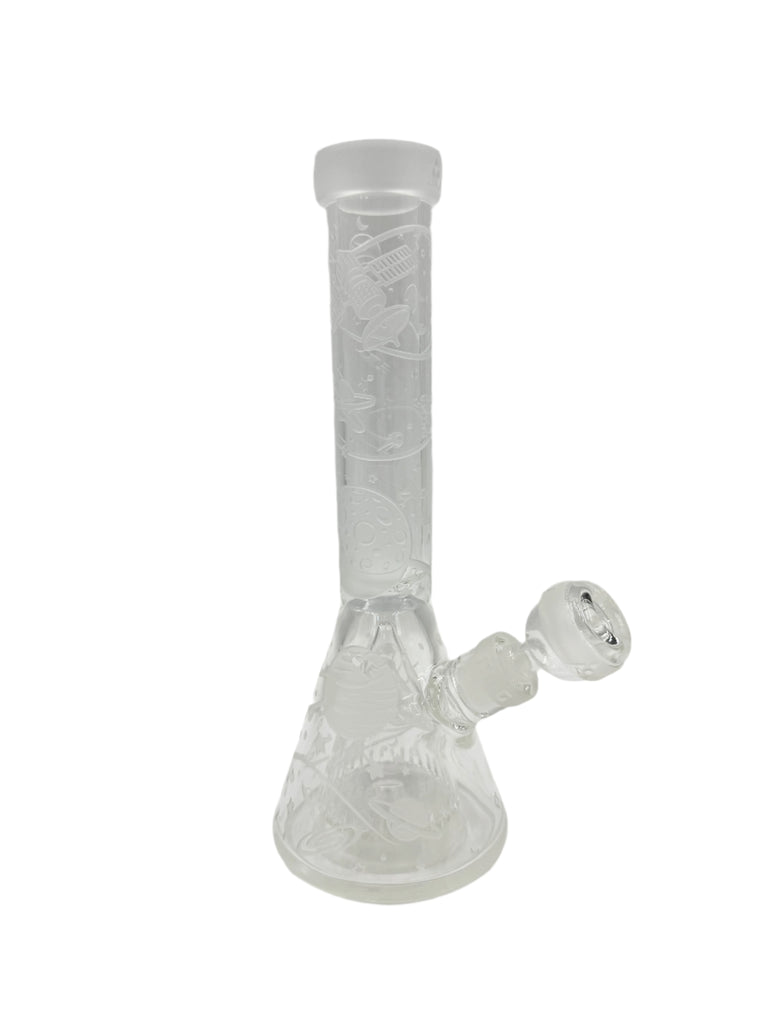 Space Odyssey in 3D 11" Beaker Bong w Collins Perc