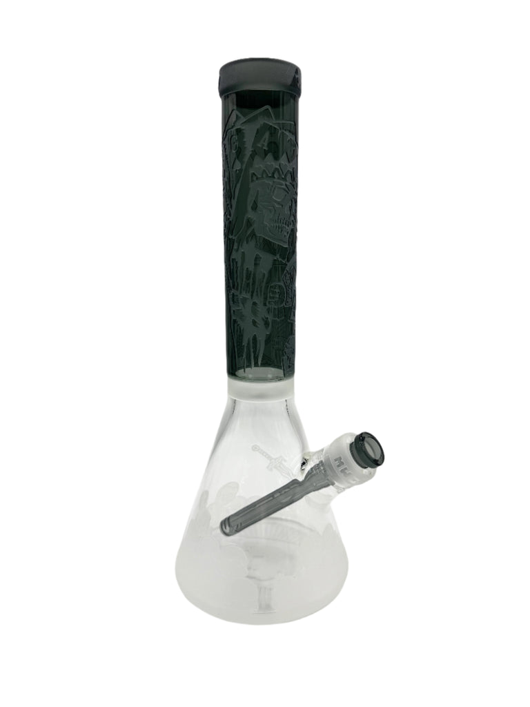 MilkyWay Glass Skull Emperor 14" Beaker Bong