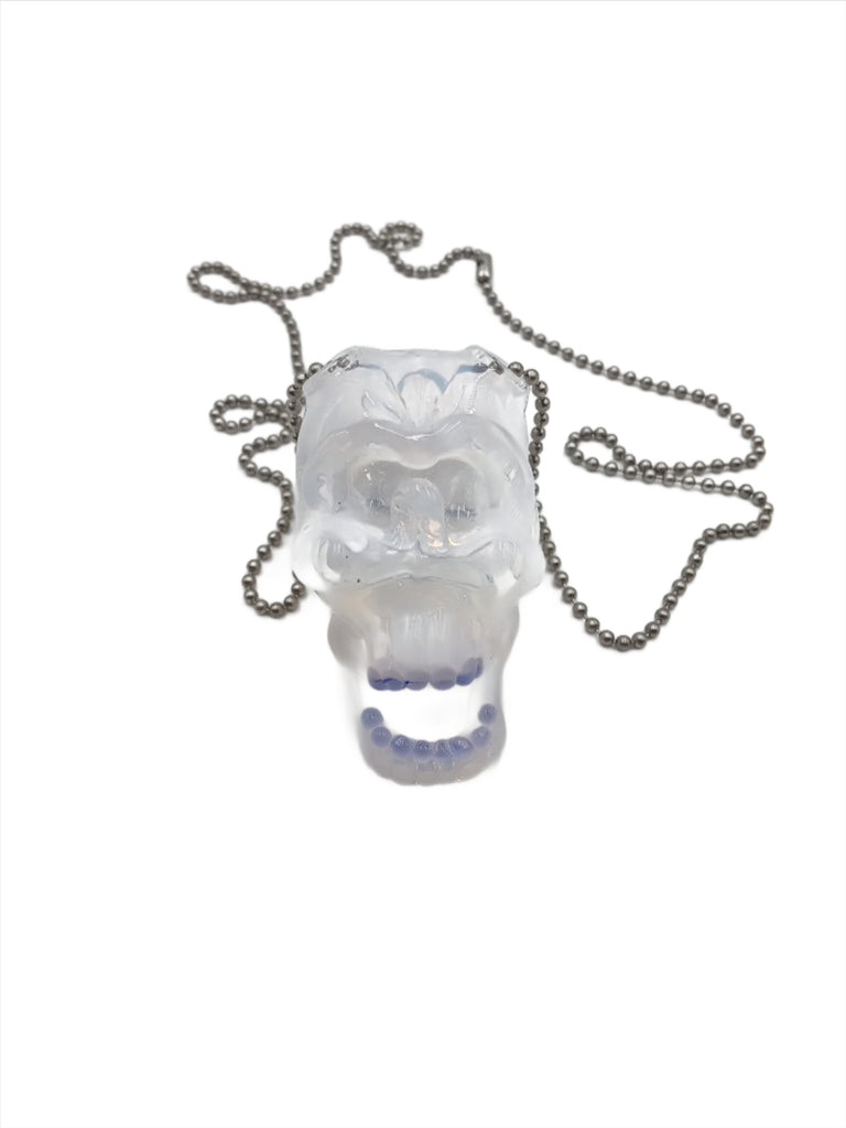 Borocan Glass Skull Pendent