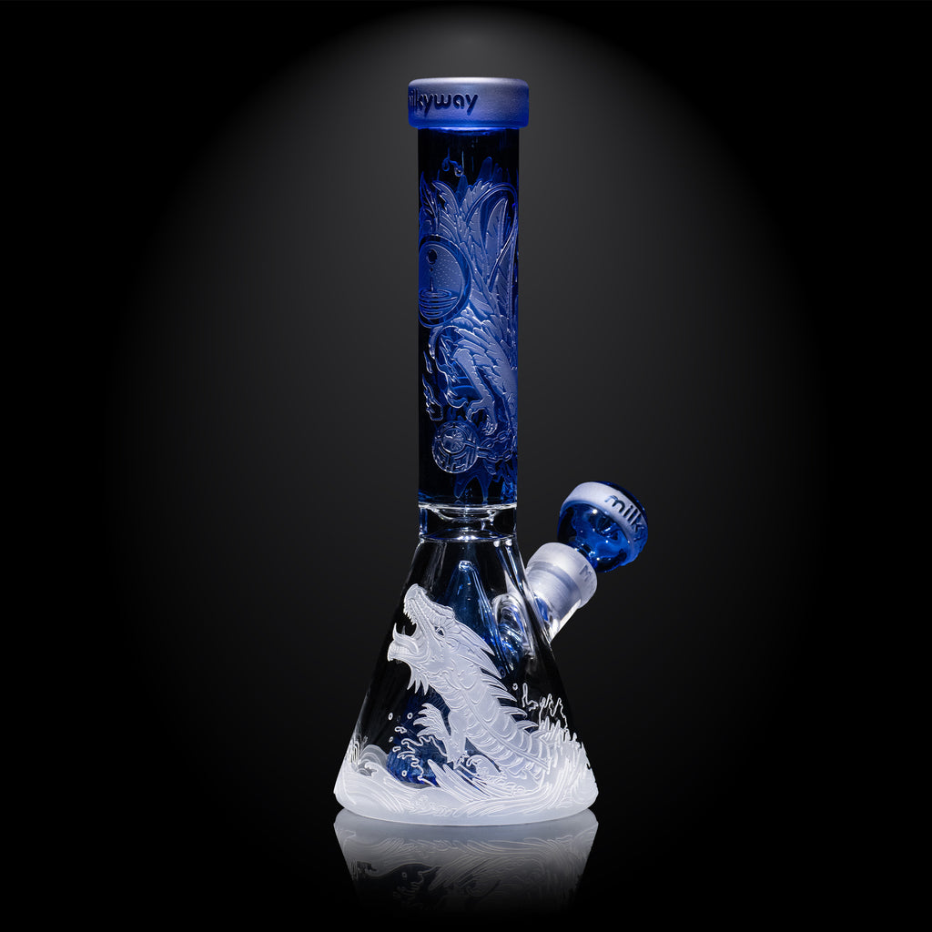 Milkyway Blood Feud 11″ Beaker Bong w/ Collins Perc