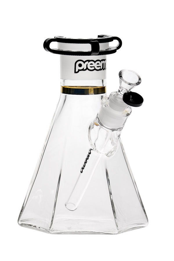 Preemo Glass 8" Hexagonal Build-A-Bong Base