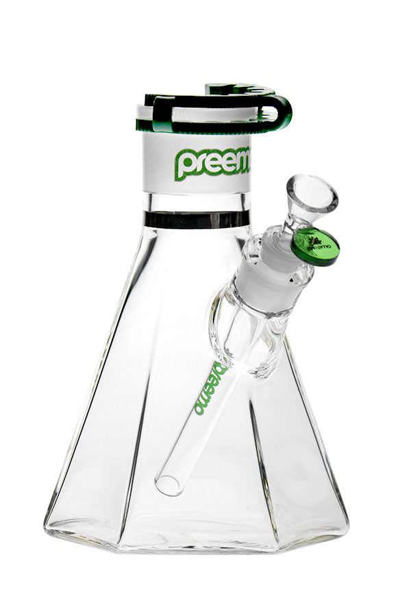 Preemo Glass 8" Hexagonal Build-A-Bong Base